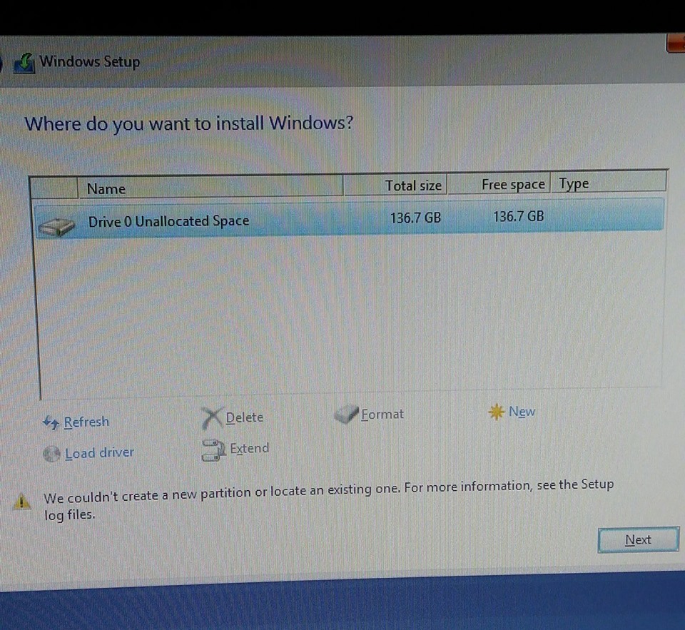 windows server kurulum sorunu